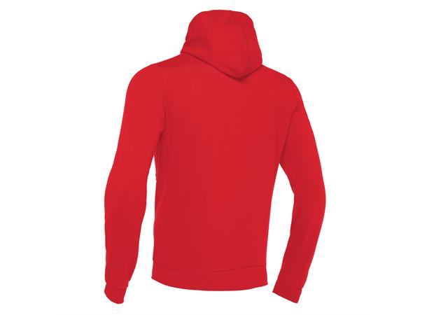 Cello Full Zip Hooded Sweatshirt RED S Hettejakke i børstet fleece - Unisex 