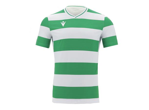 Alcyon Shirt Shortsleeve HVIT/GRØNN M Teknisk T-skjorte i ECO-tekstil 